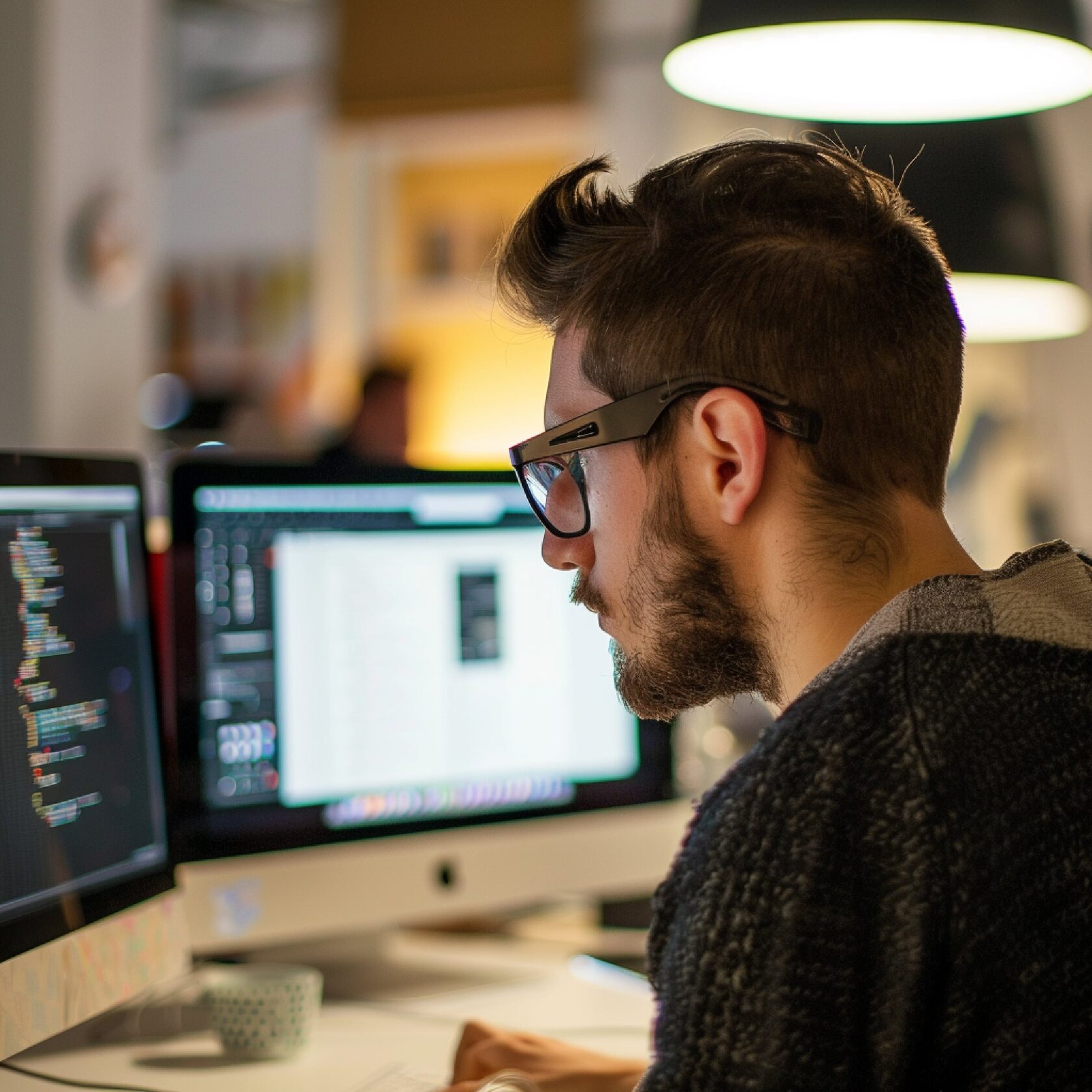 Softwaretester bei der Arbeit
